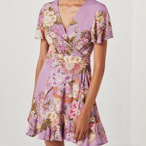Spell & The Gypsy Blue Skies Wrap Mini Dress